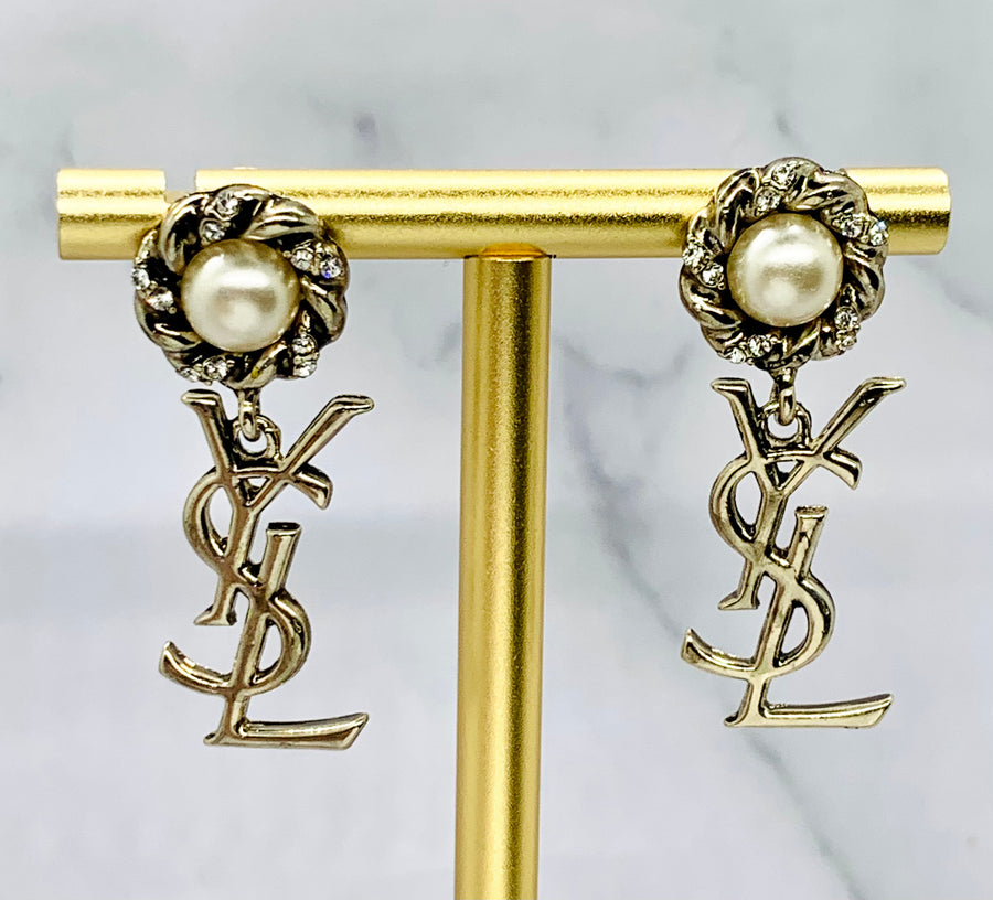 YSL YVES SAINT LAURENT Vintage Earrings - Pre owned