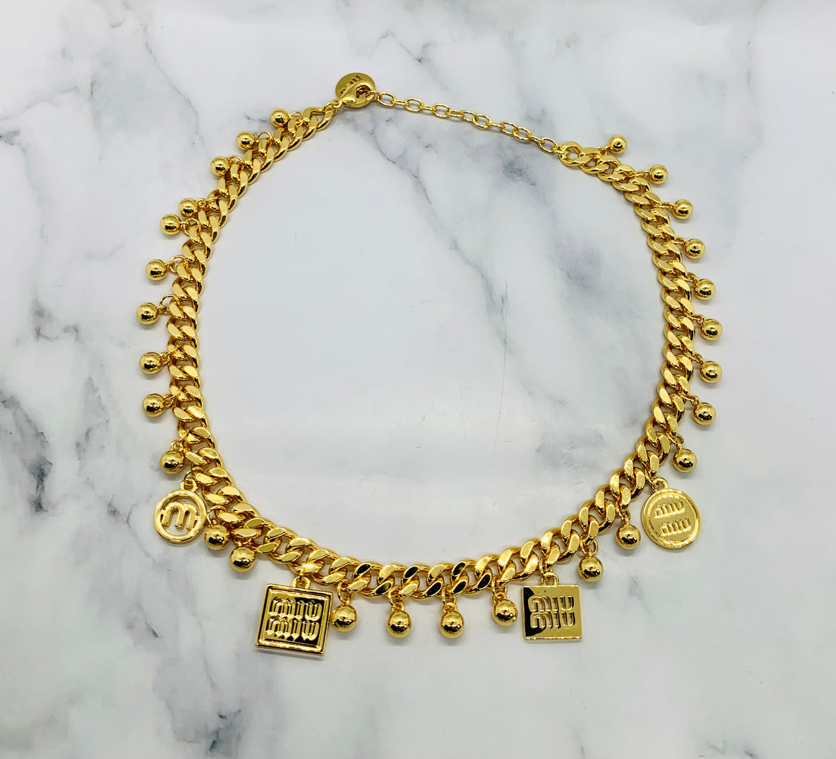 MIU MIU Charms Necklace - Pre owned