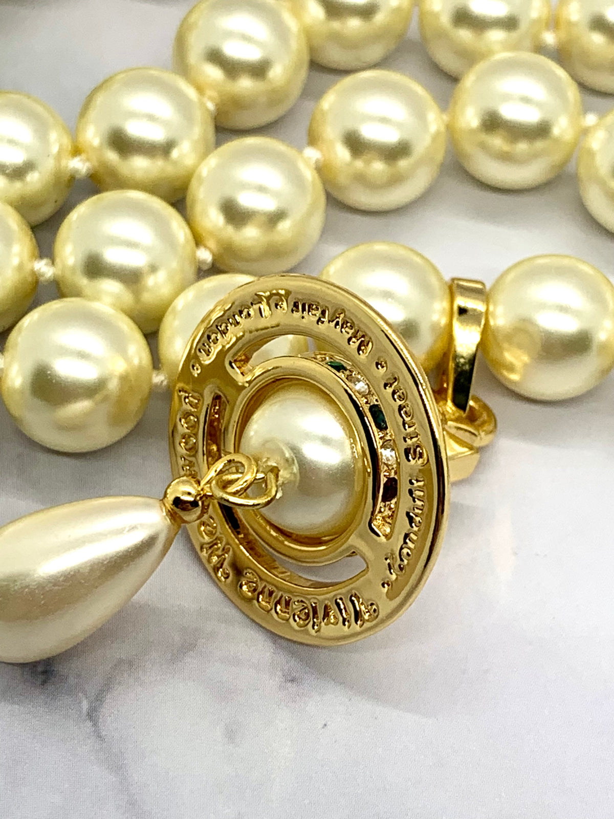 VIVIENNE WESTWOOD Pearl Statement Necklace - Pre owned