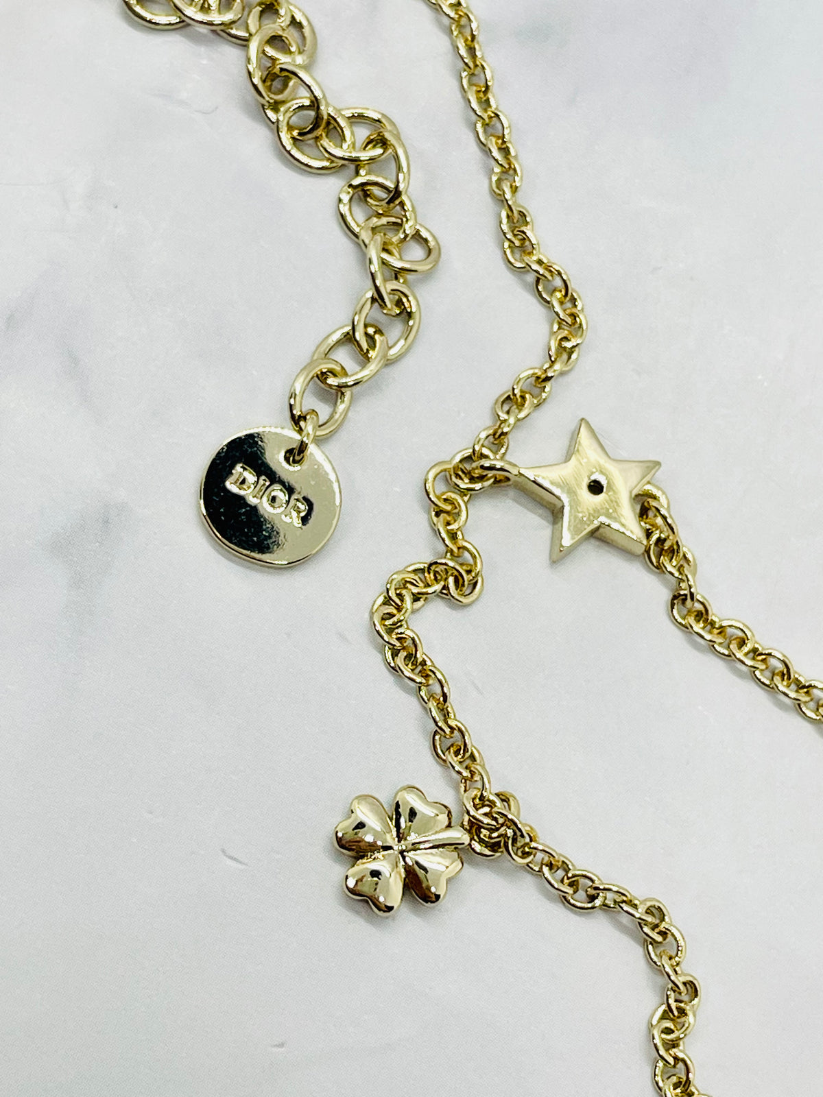 CHRISTIAN DIOR Rhinestone Statement Necklace - Pre owned