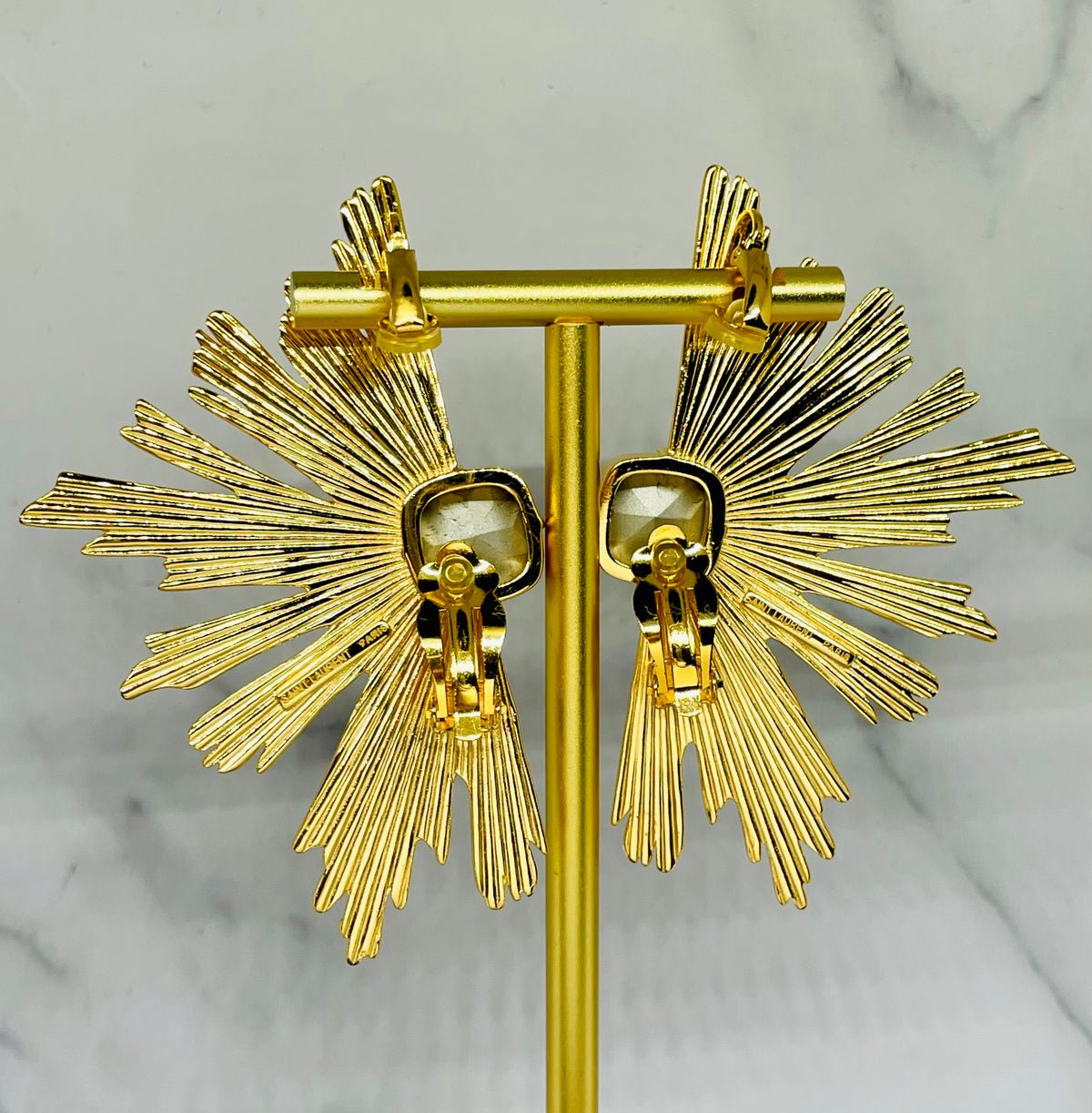 YSL YVES SAINT LAURENT Rare Vintage Clip On Earrings - Pre owned