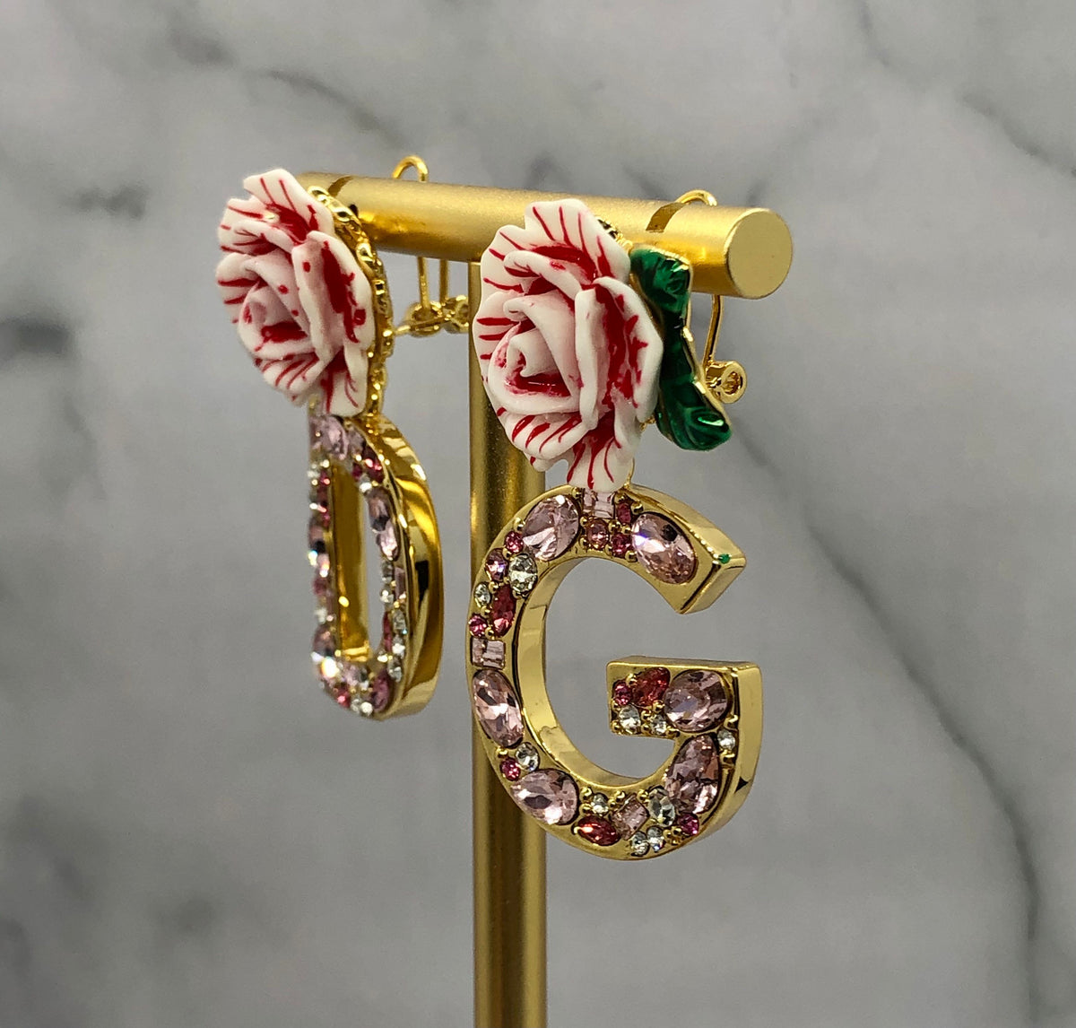 DOLCE & GABBANA D&G Flower Pendant Earrings - Pre owned