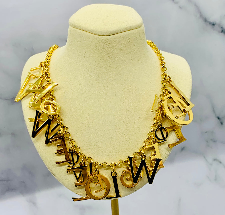 LOEWE Monogram Monogram Necklace - Pre owned