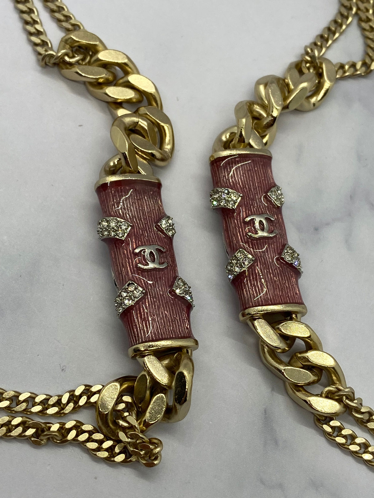 CHANEL CC Statement Chain Necklace - USED