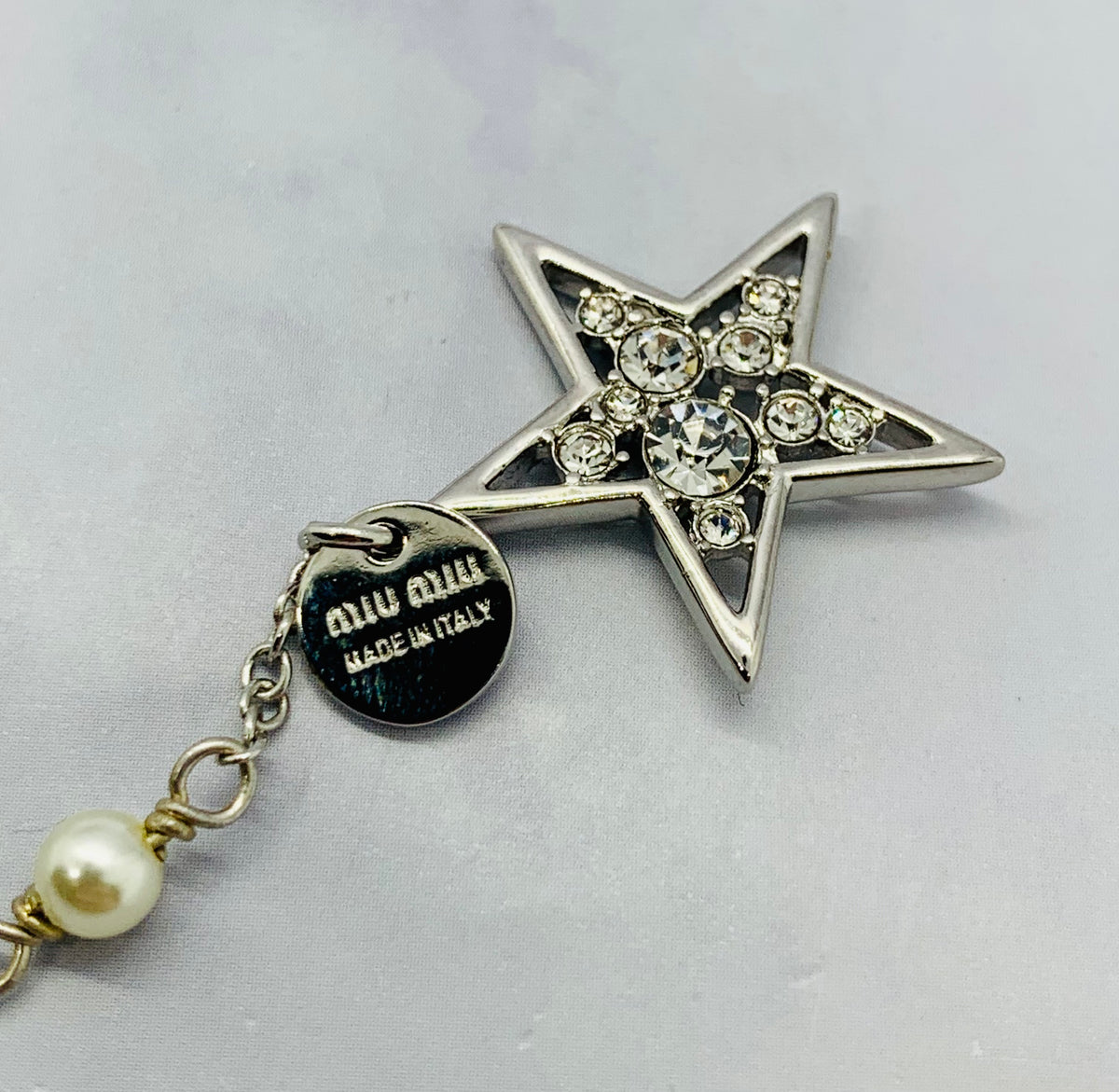 MU MIU Star Charm Bracelet - Pre owned