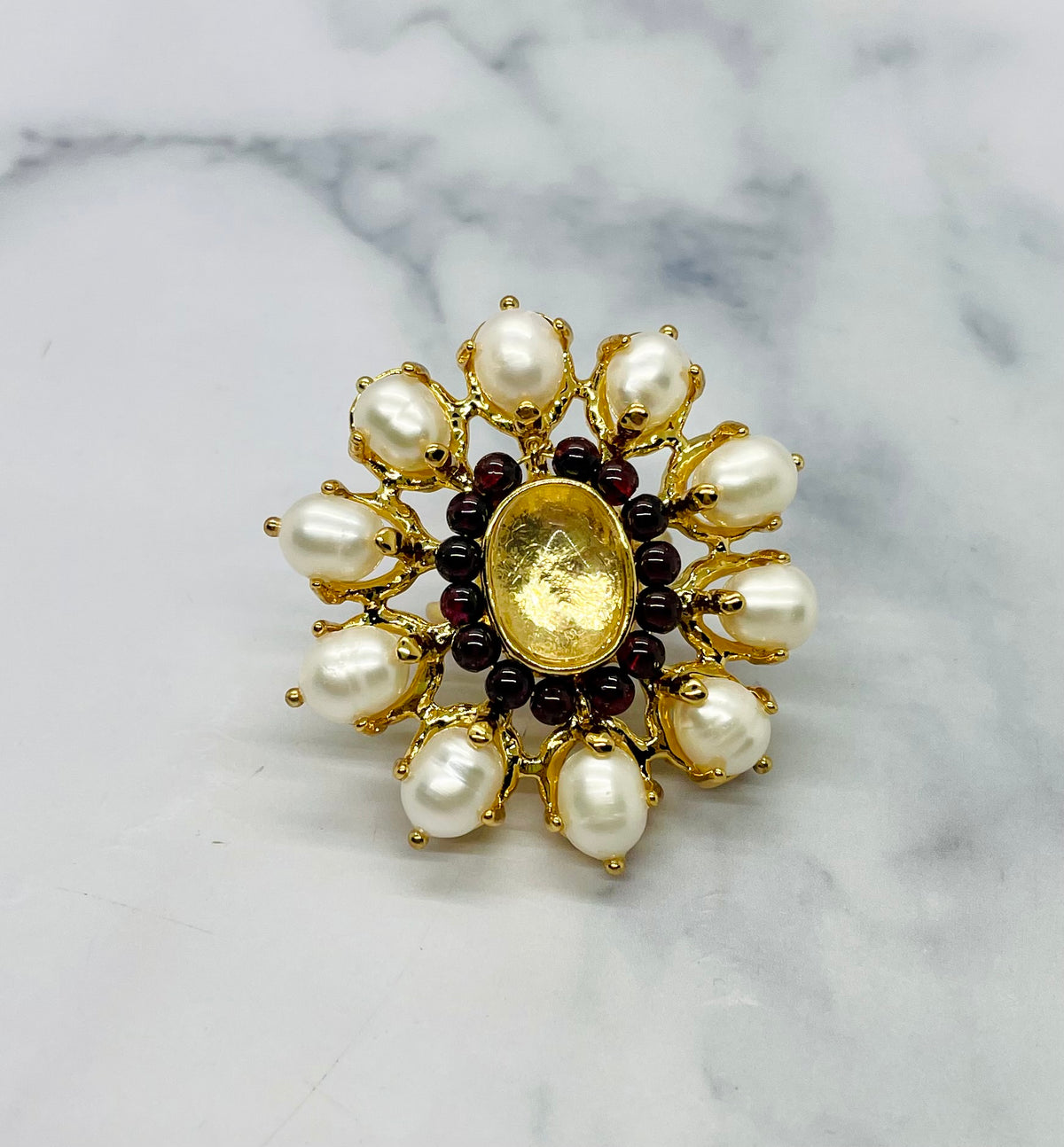 GOOSSENS Paris Adjustable Statement Ring - Pre owned