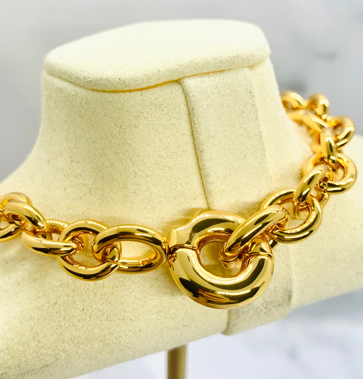 BOTTEGA VENETA Chunky Statement Necklace - Preowned