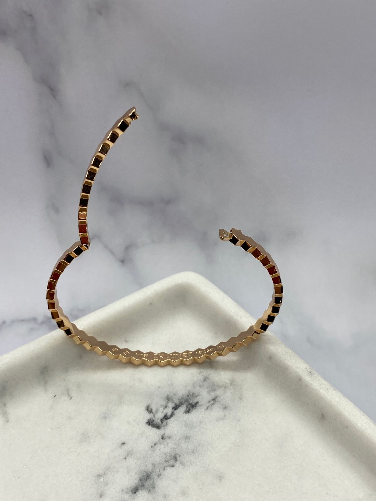 CHAUMET18k rose gold bangle bracelet - pre owned