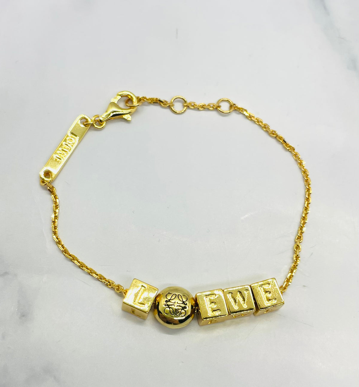 LOEWE Monogram Charm Bracelet - Pre owned