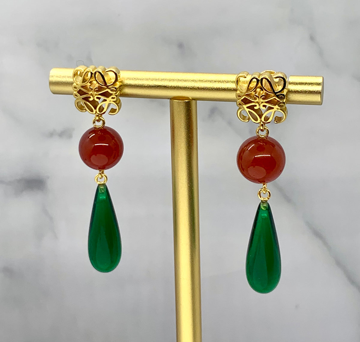 LOEWE Colorful Pendant Earrings - Pre owned