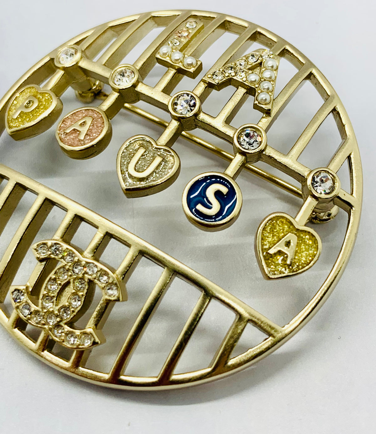 CHANEL CC La Pausa Brooch Pin - Damaged