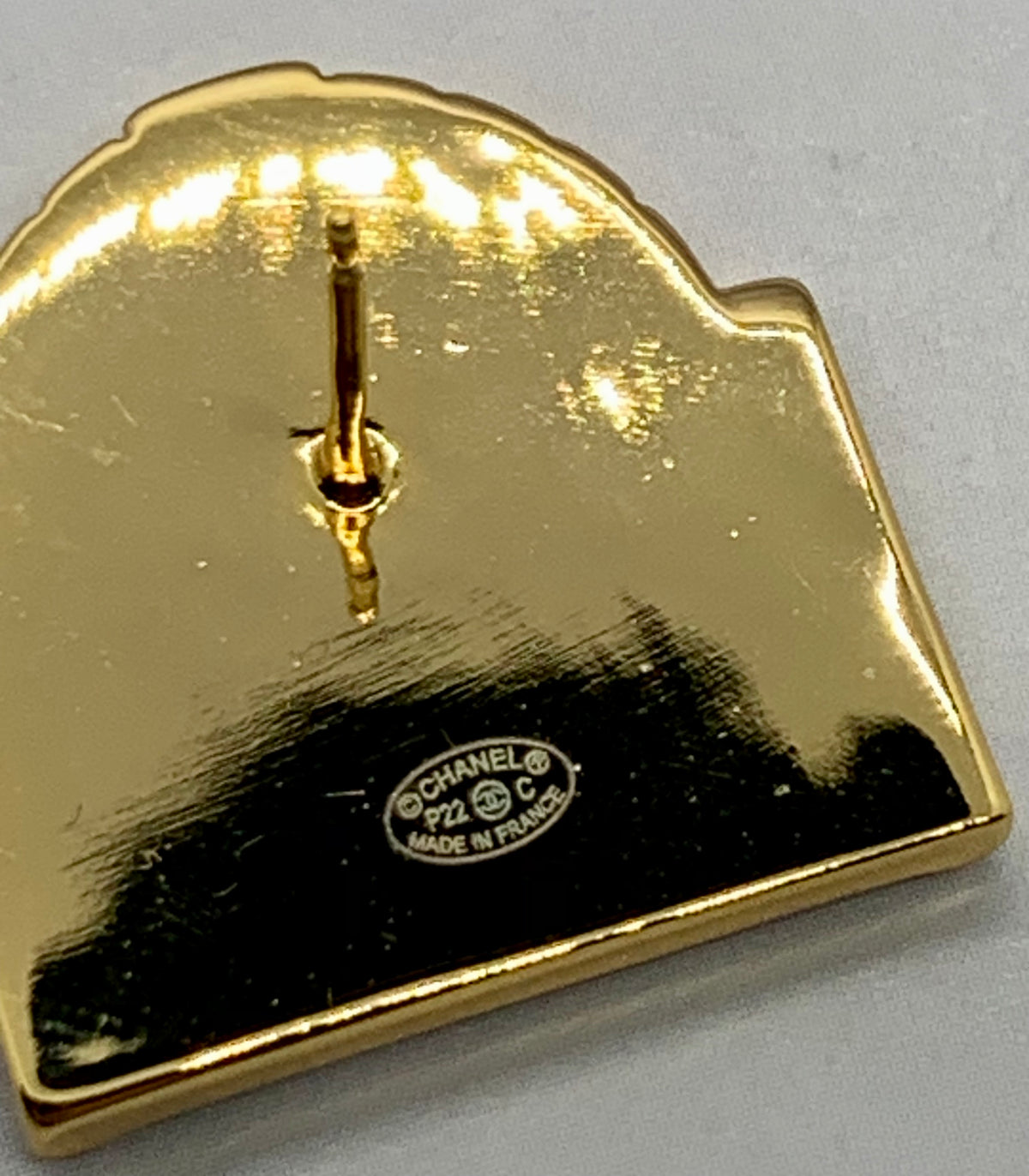 CHANEL CC Rue Cambon Earrings - USED