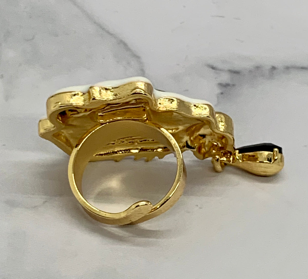 SCHIAPARELLI Crying Eye Adjustable Ring - Pre owned