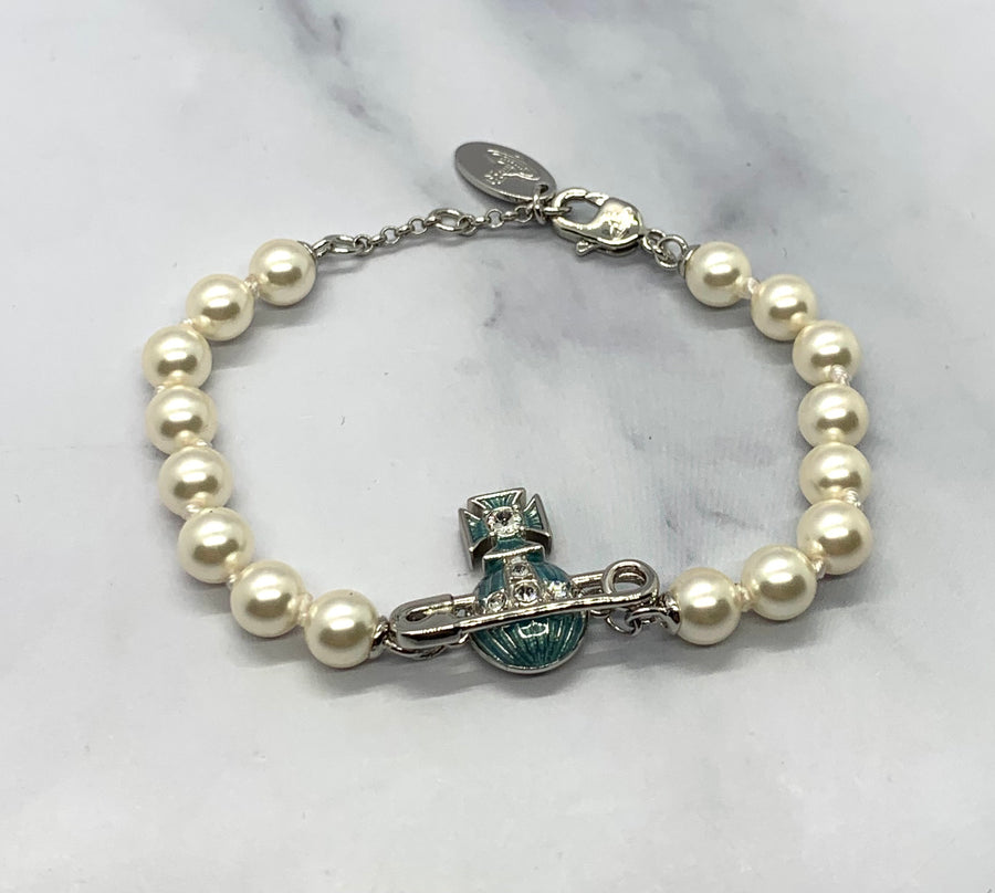 VIVIENNE WESTWOOD Pearl Orb Bracelet - Pre owned