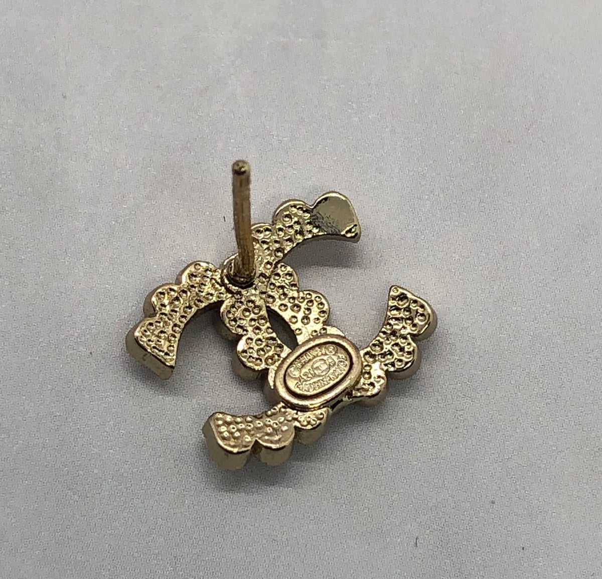CHANEL CC Rhinestone Earrings - Pre owned