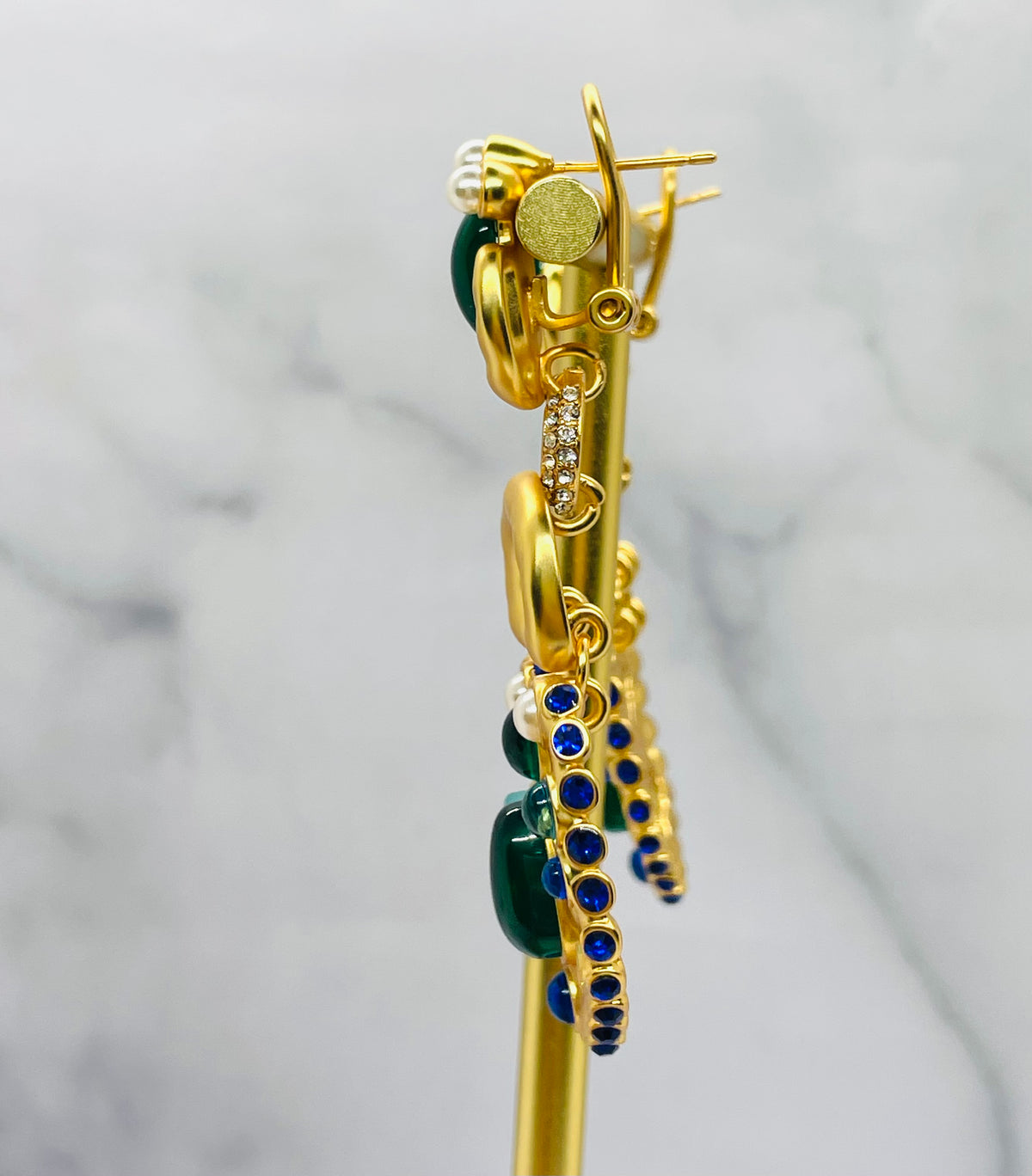 SCHIAPARELLI Statement Lock Earrings - Pre owned