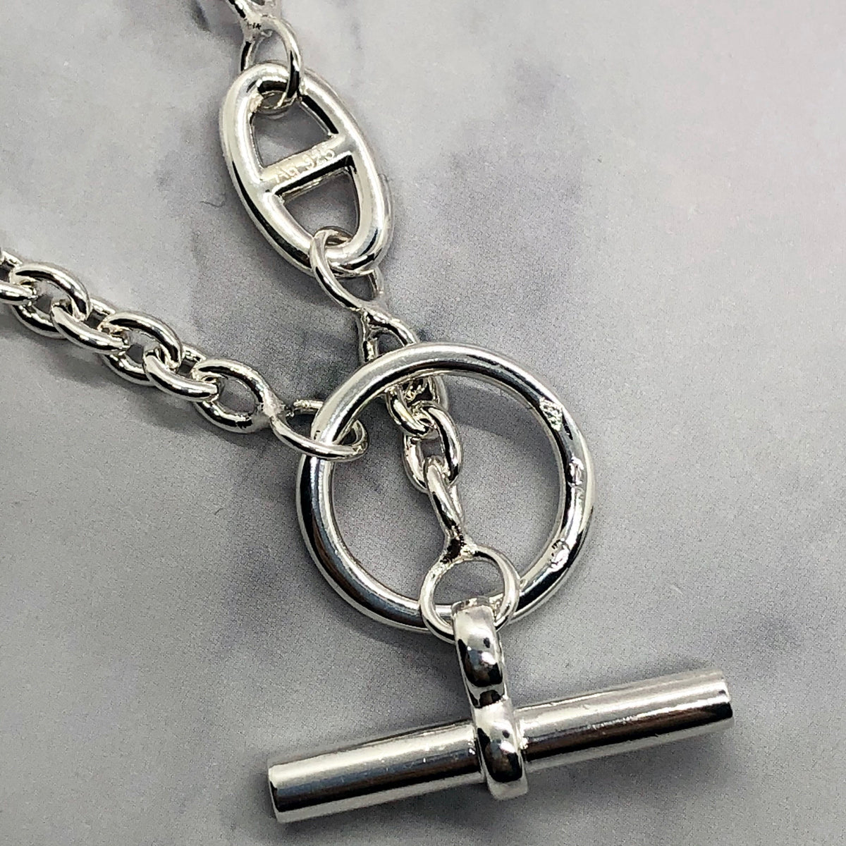 Hermes Farandole Long Silver Necklace - Pre owned