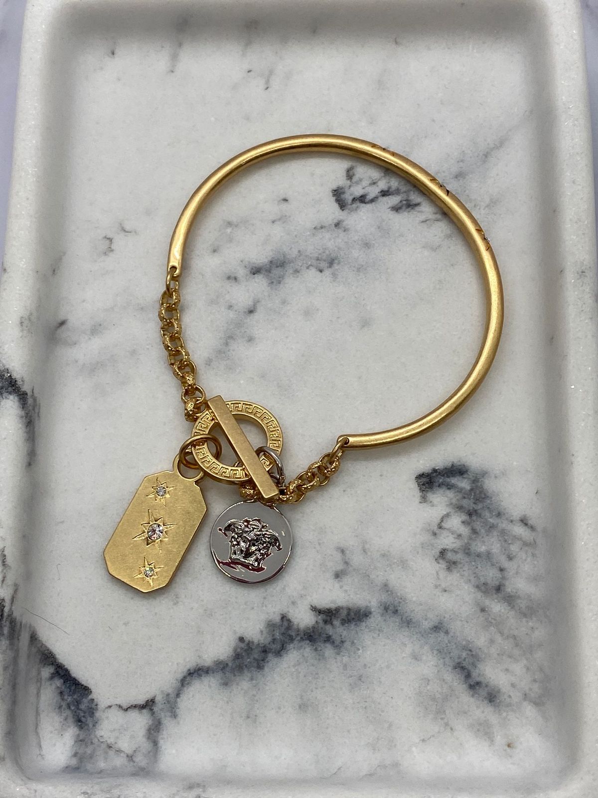 VERSACE Vintage Charm Medusa Bracelet - Pre owned