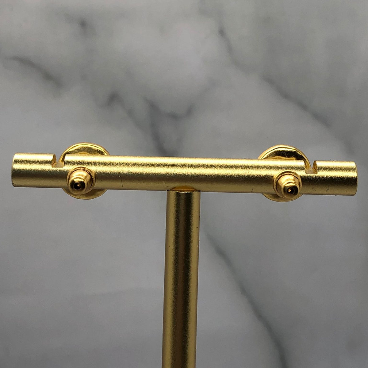 CHRISTIAN DIOR CD Gold Tone Coin Earrings - Pre owned