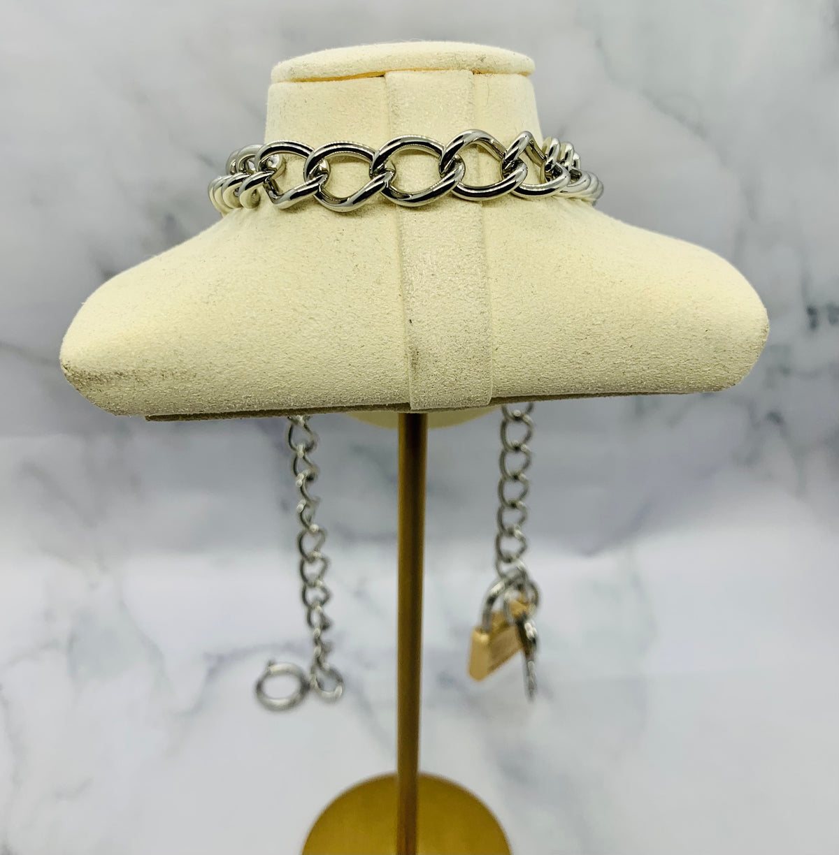 BALENCIAGA BB Lock Chain Necklace - Pre owned