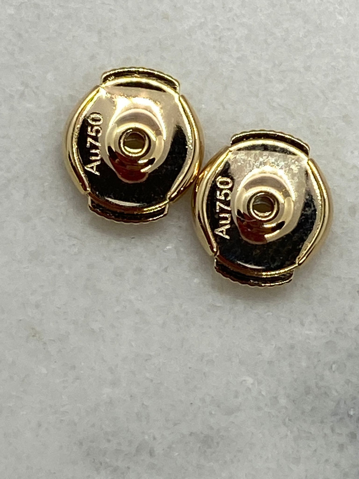HERMES Rose Gold Tobe Pendant Earrings - Pre owned