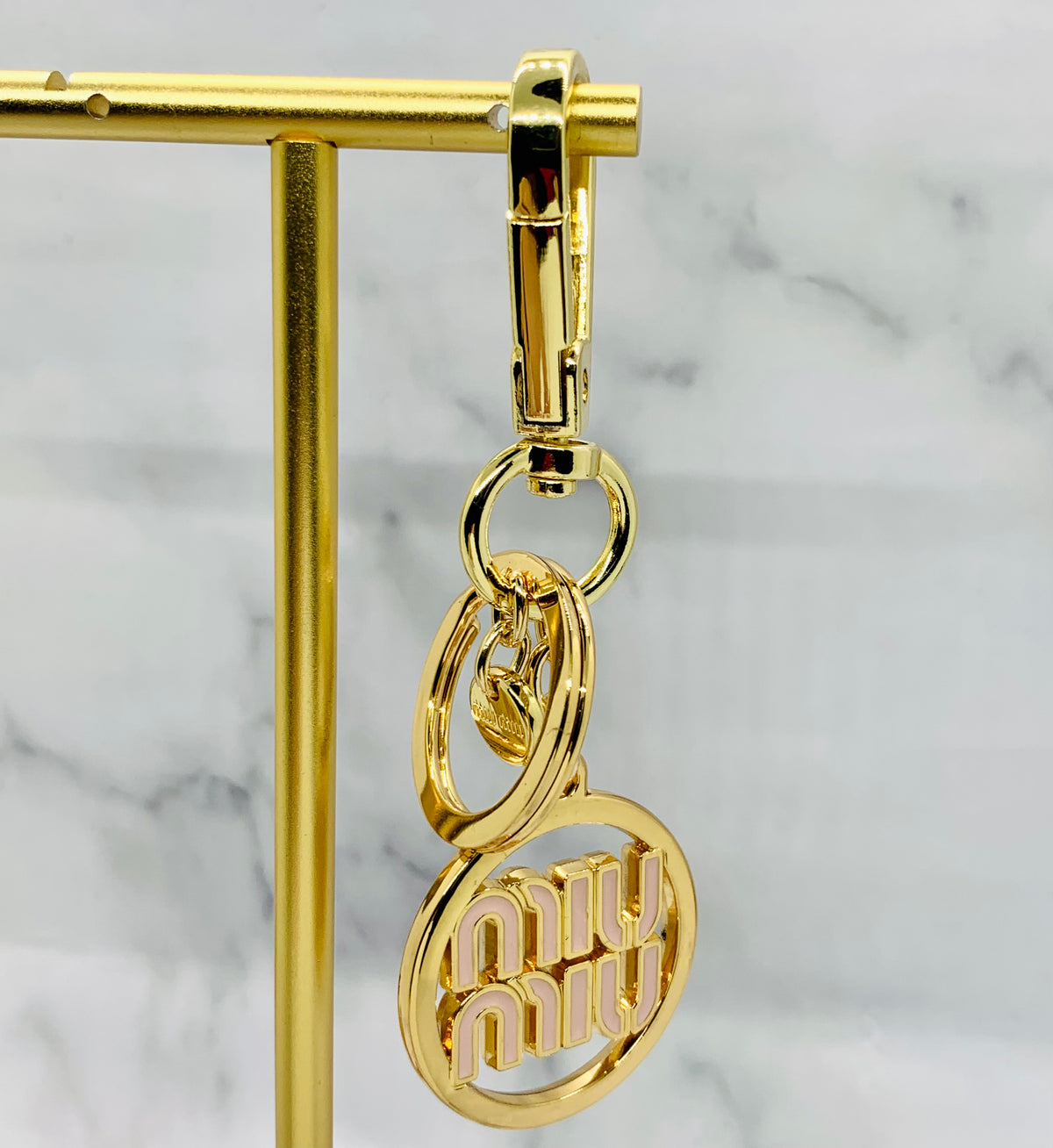 MIU MIU Monogram Keychain - Pre owned