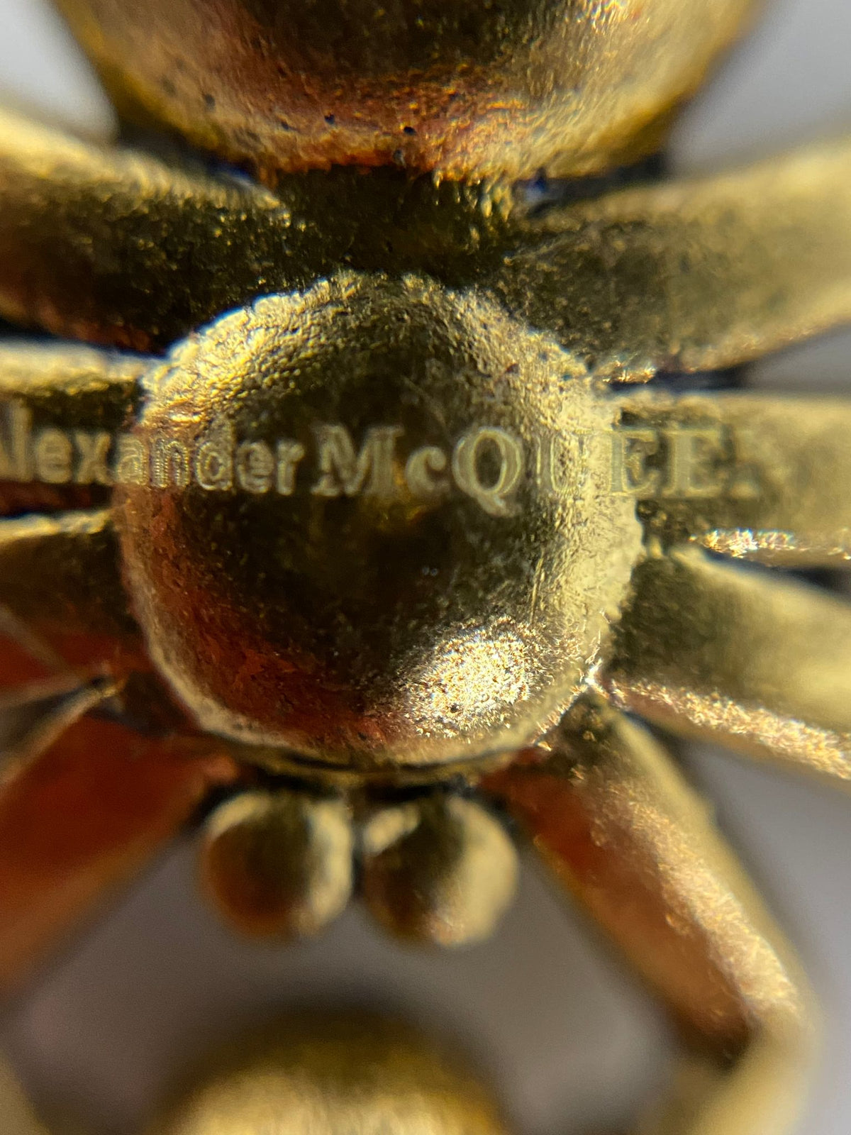 ALEXANDER McQUEEN Rhinestone Spider Pendant Earrings - Pre owned