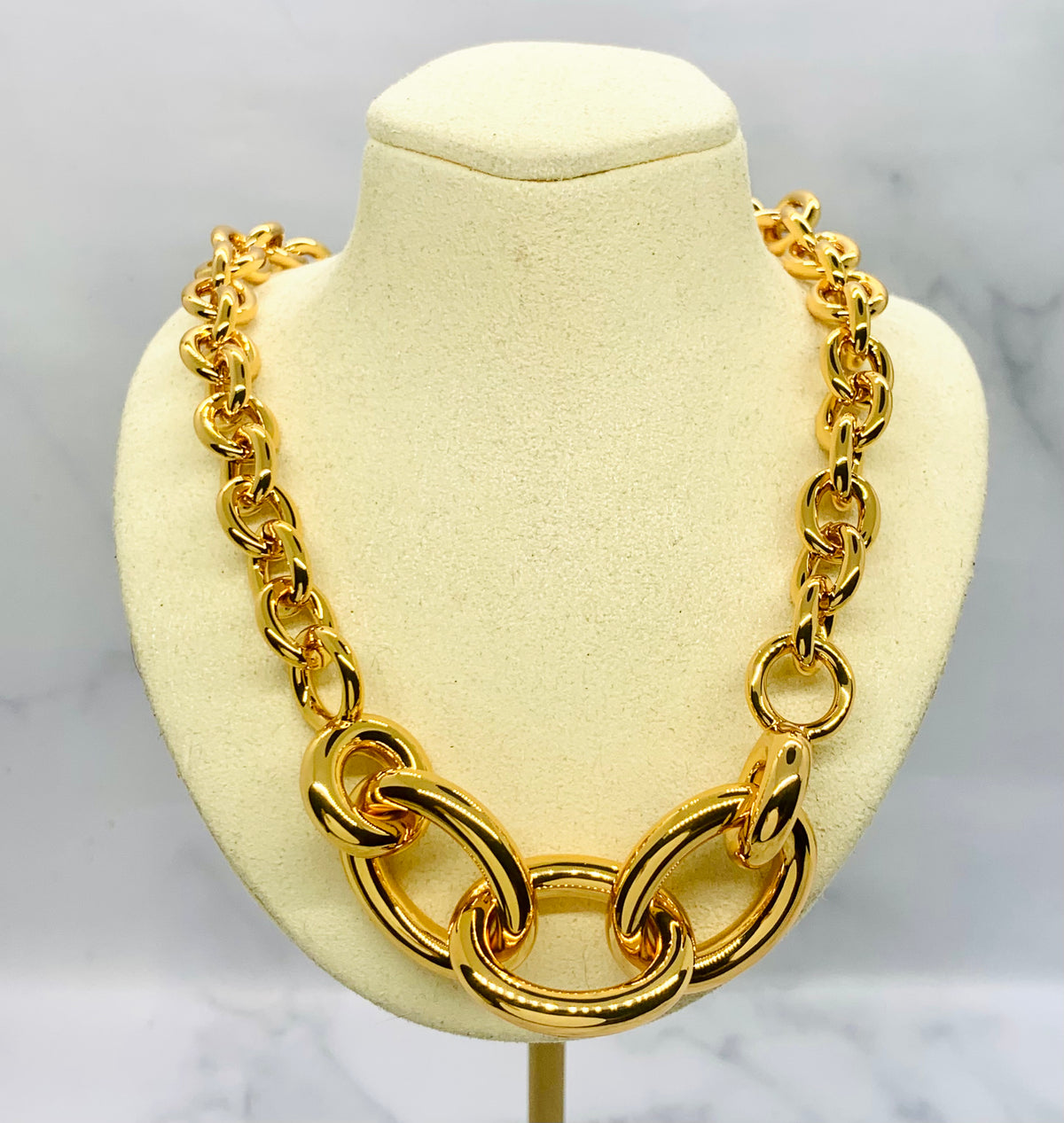BOTTEGA VENETA Chunky Statement Necklace - Preowned