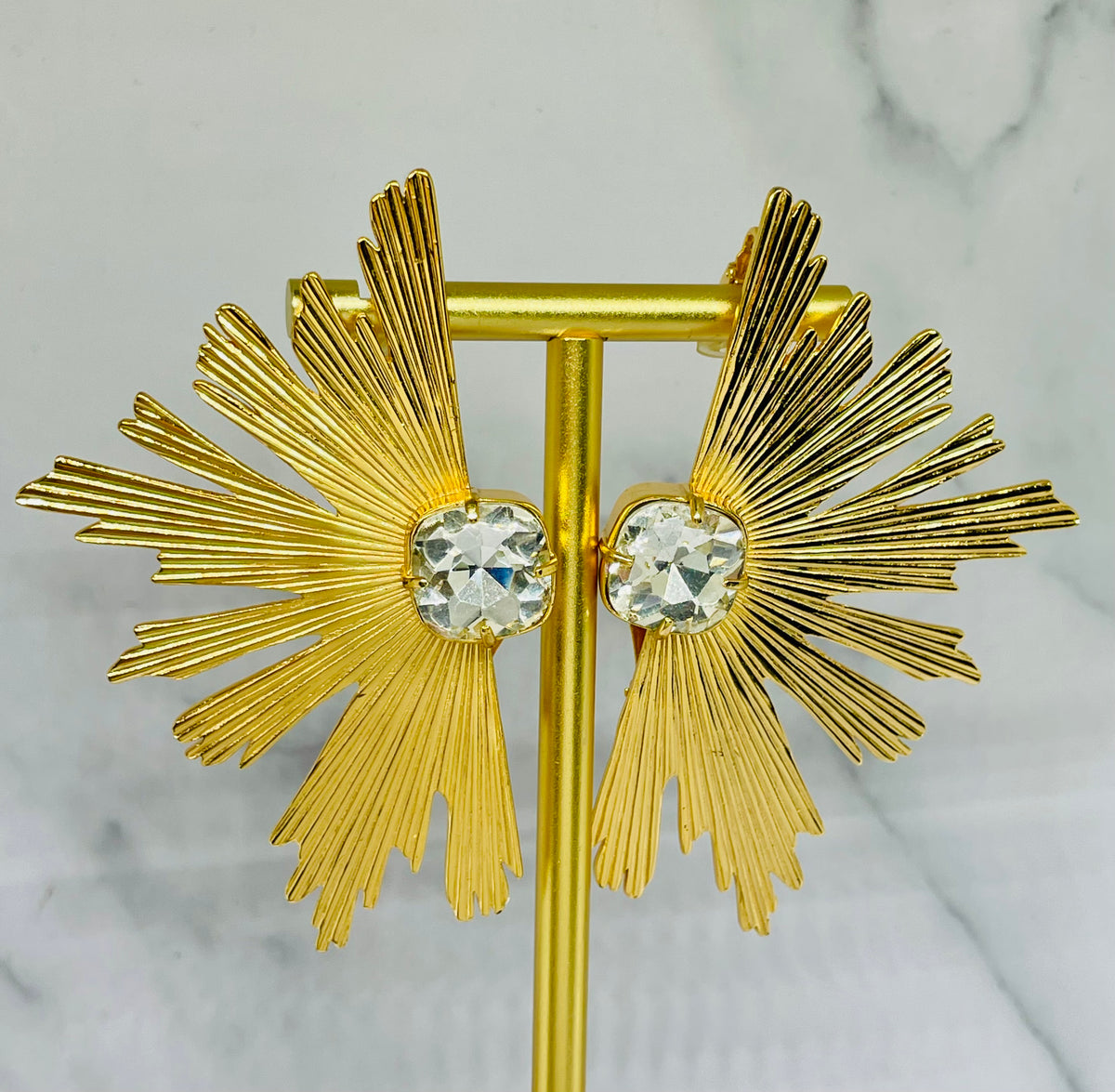 YSL YVES SAINT LAURENT Rare Vintage Clip On Earrings - Pre owned