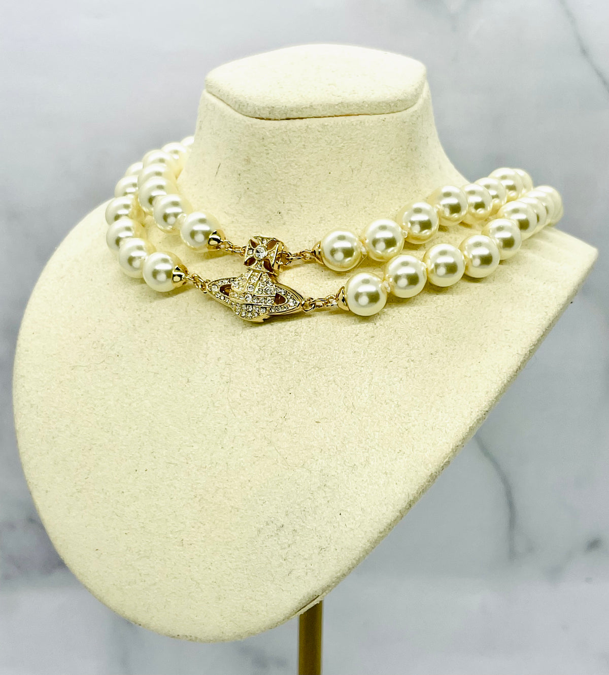 VIVIENNE WESTWOOD Pearl Choker Necklace - Pre owned
