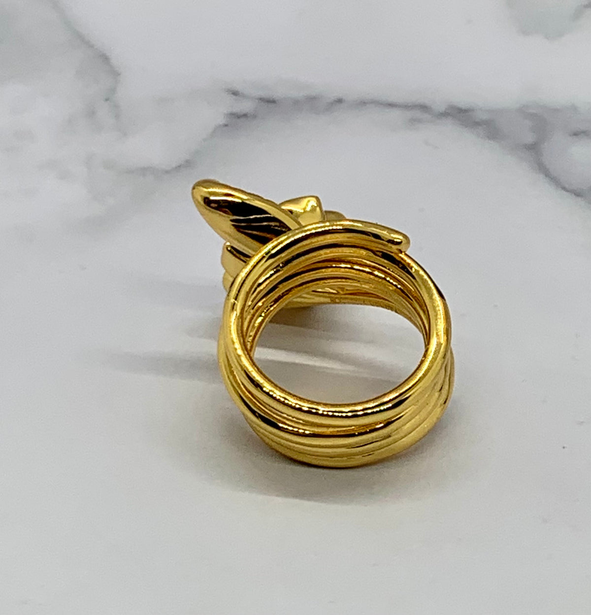 BOTTEGA VENETA Flower Ring Size 7 Medium - Pre owned