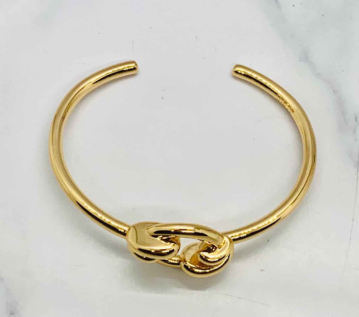 FENDI Filo Gold Tone Cuff Bracelet - Pre owned