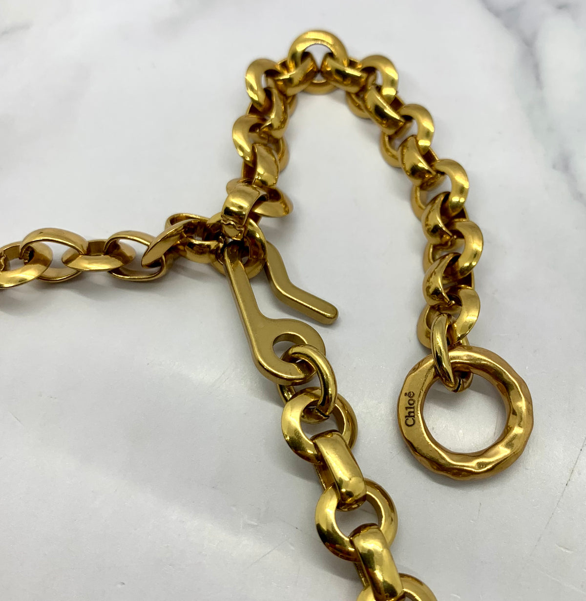 CHLOE Iconic Brass Belt - Pre owned
