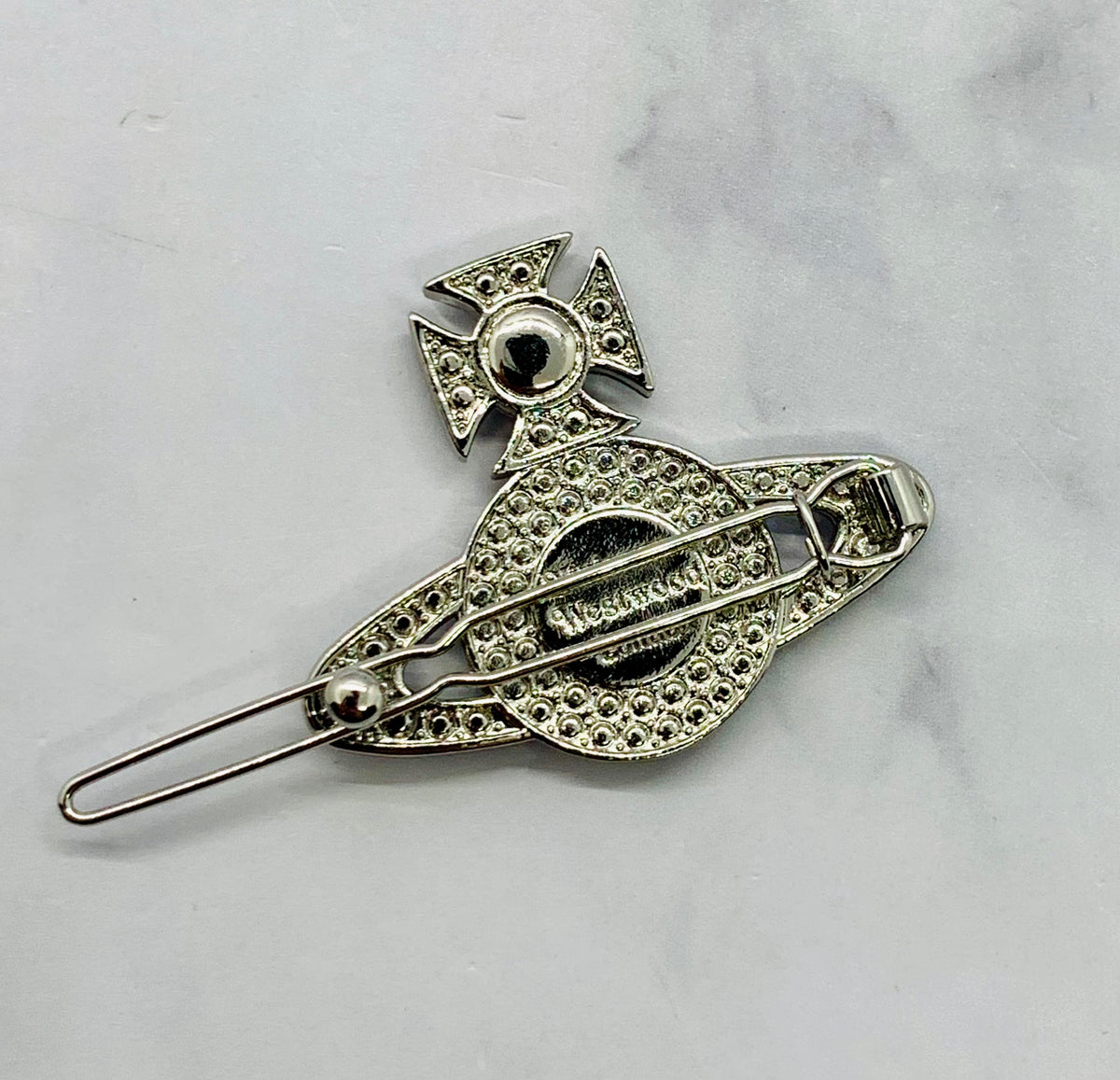 VIVIENNE WESTWOOD Orb Hair Barrette Clip - Pre owned