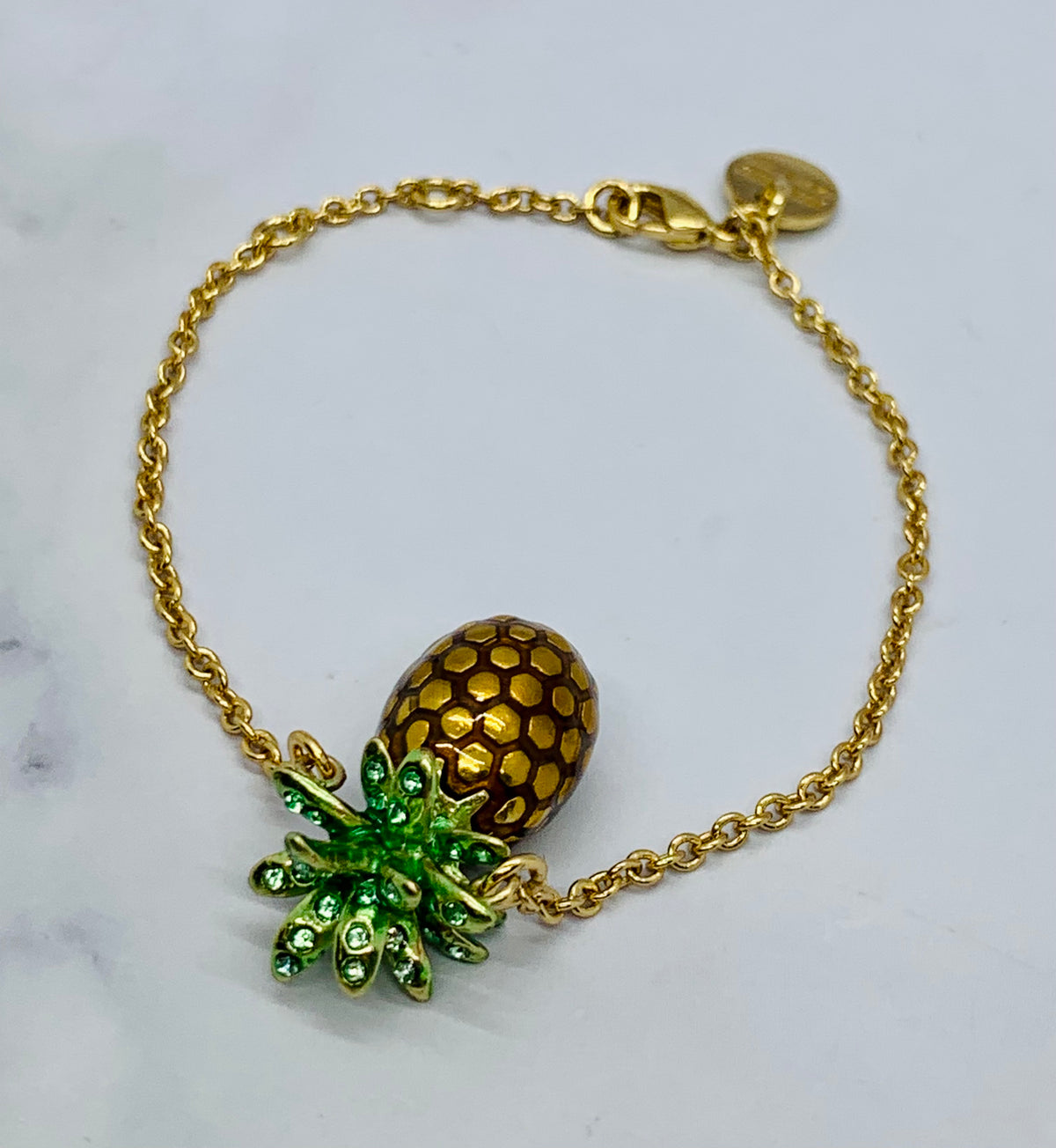 MIU MIU Pineapple Charm Bracelet - Pre owned