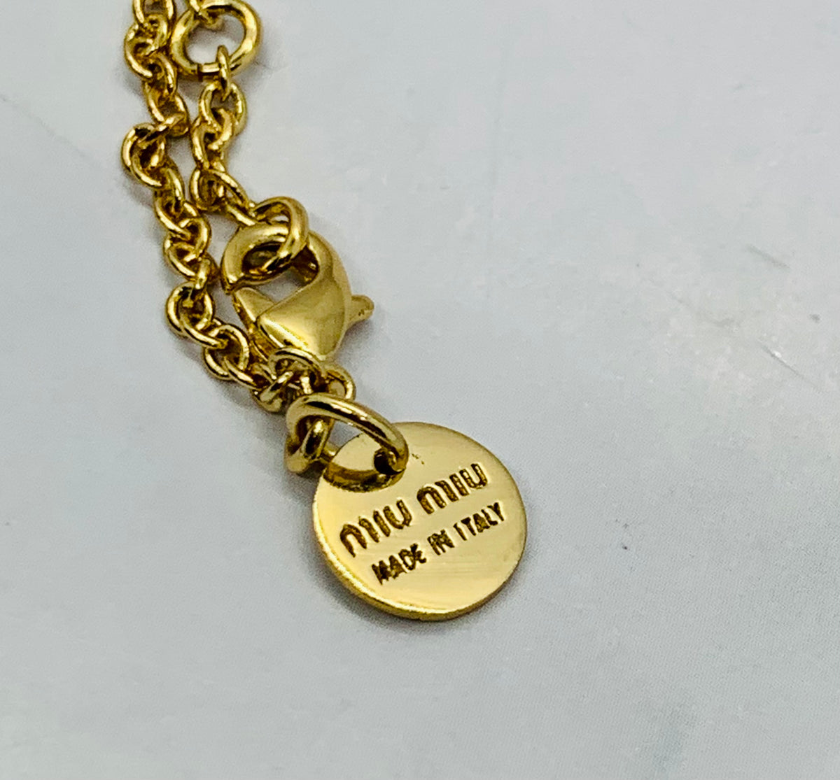 MIU MIU Pineapple Charm Bracelet - Pre owned