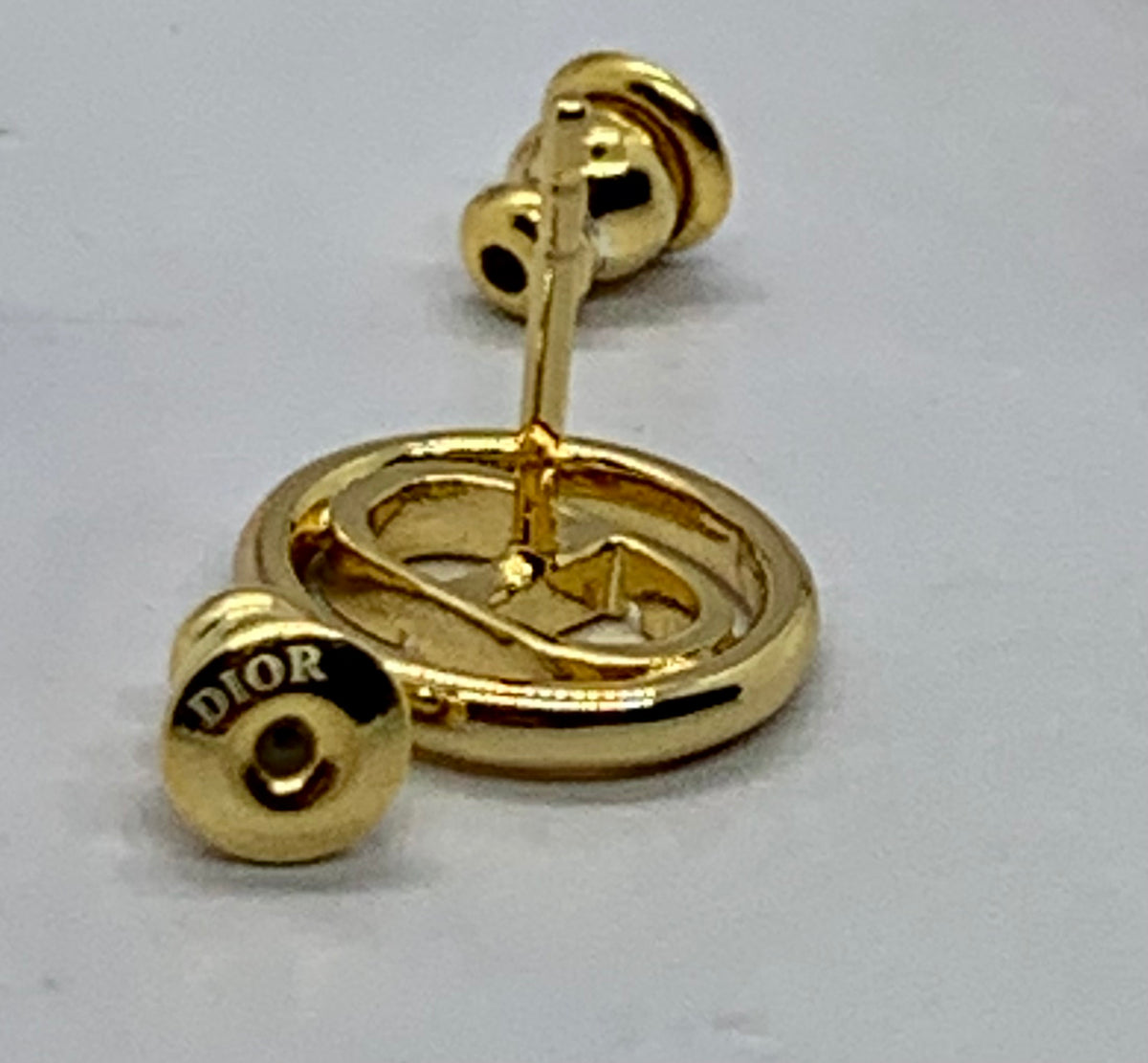CHRISTIAN DIOR CD Circle Earrings - Pre owned