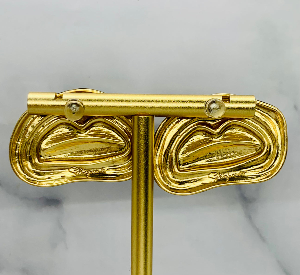 SCHIAPARELLI Statement Lips Earrings - Pre owned