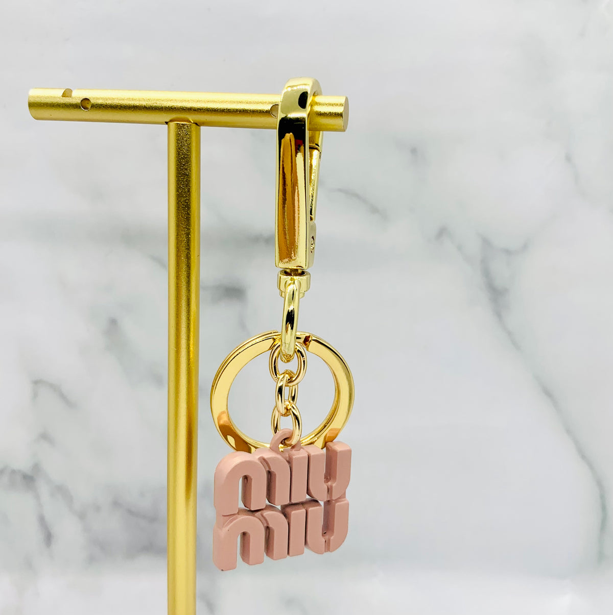 MIU MIU Monogram Keychain - Pre owned