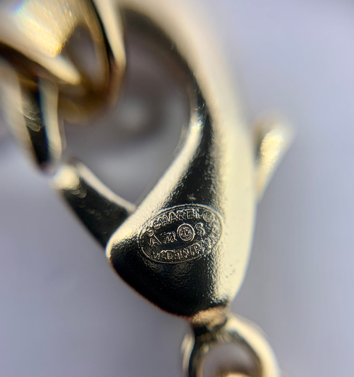 CHANEL CC Charm Rhinestone Bracelet - USED