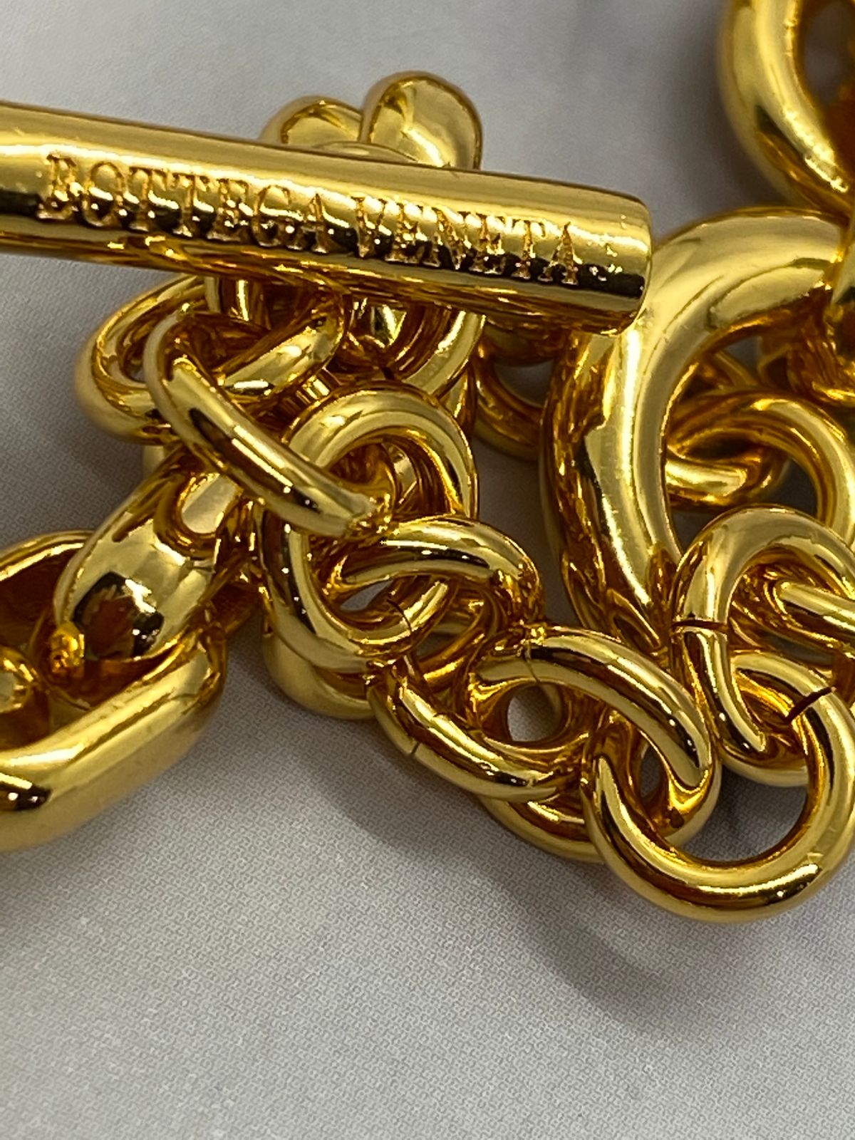 BOTTEGA VENETA Gold Chain Necklace - Pre owned