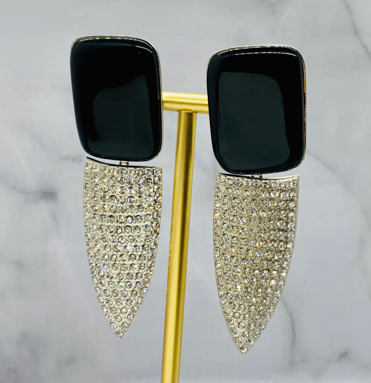 YSL YVES SAINT LAURENT Smoking Clip On Earrings - Pre owned