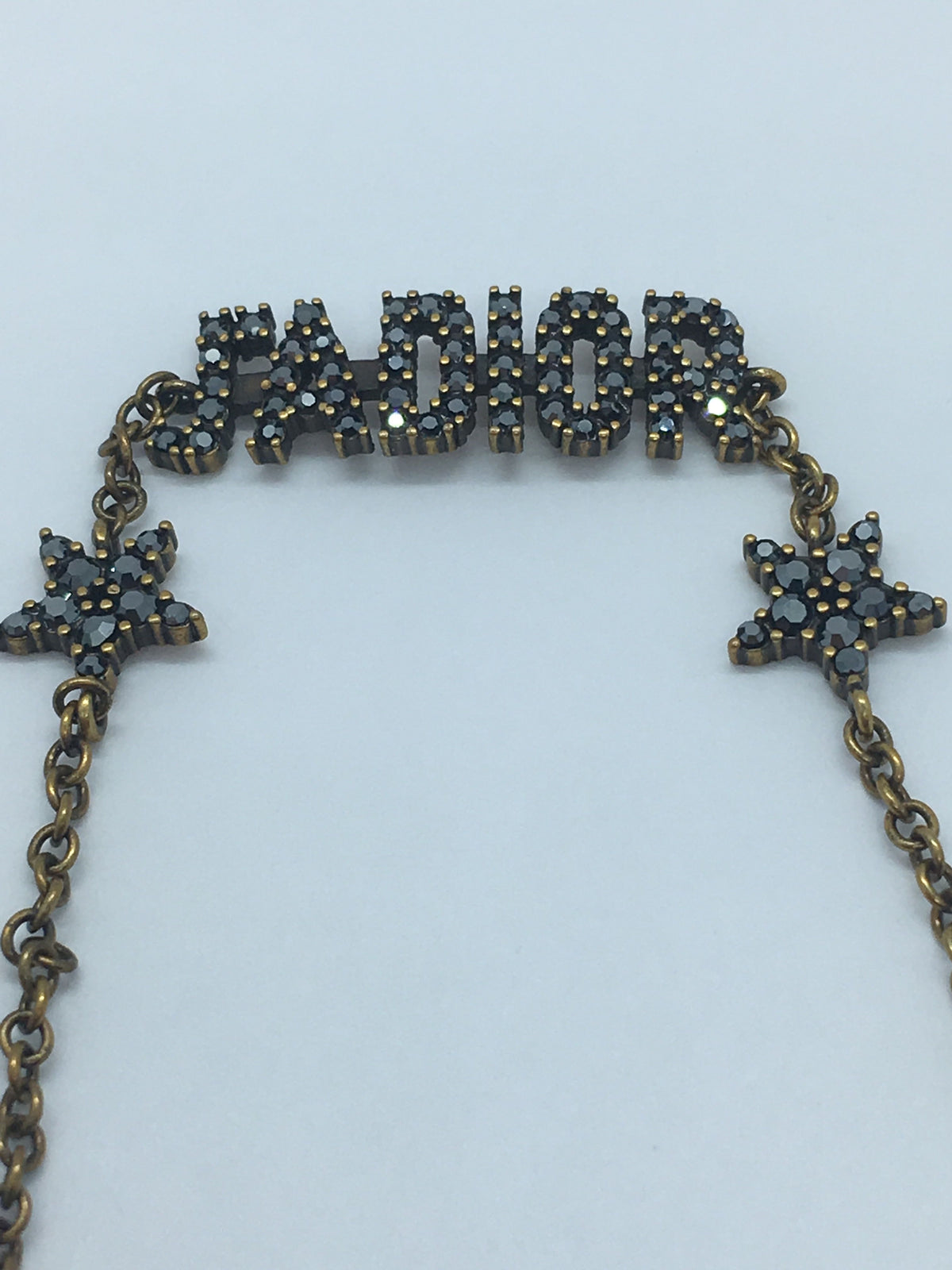 CHRISTIAN DIOR J'Adior Black Rhinestone Bracelet