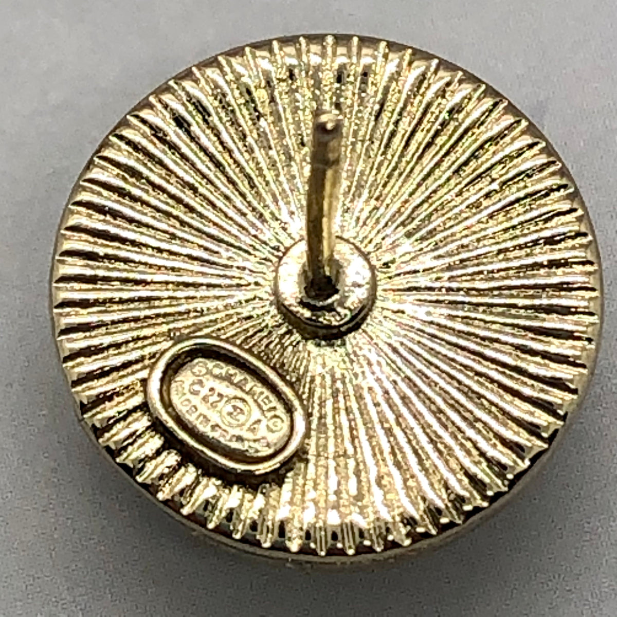 CHANEL CC Rhinestone Button Earrings - USED