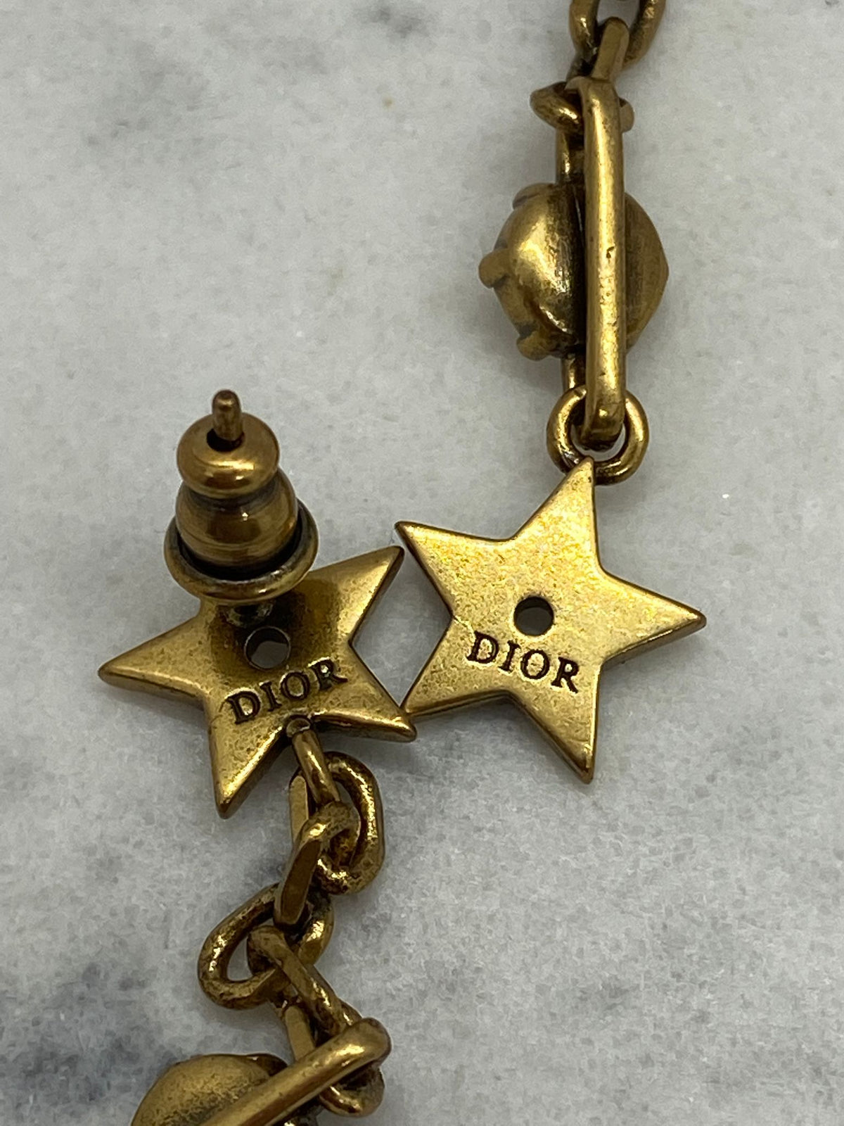 CHRISTIAN DIOR J'Adior Pendant Earrings - USED