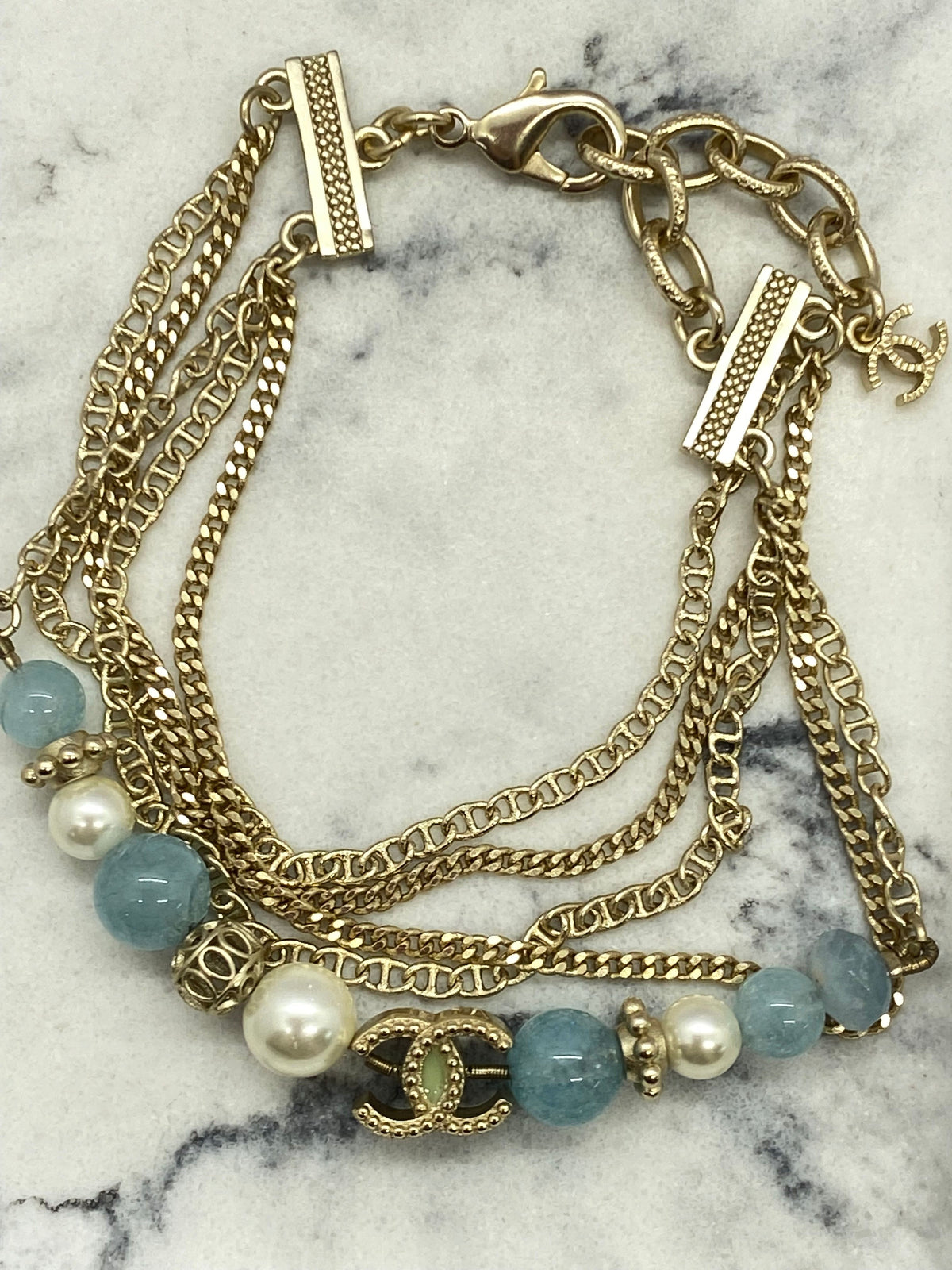 CHANEL CC Multi Chain Bracelet - Pre owned