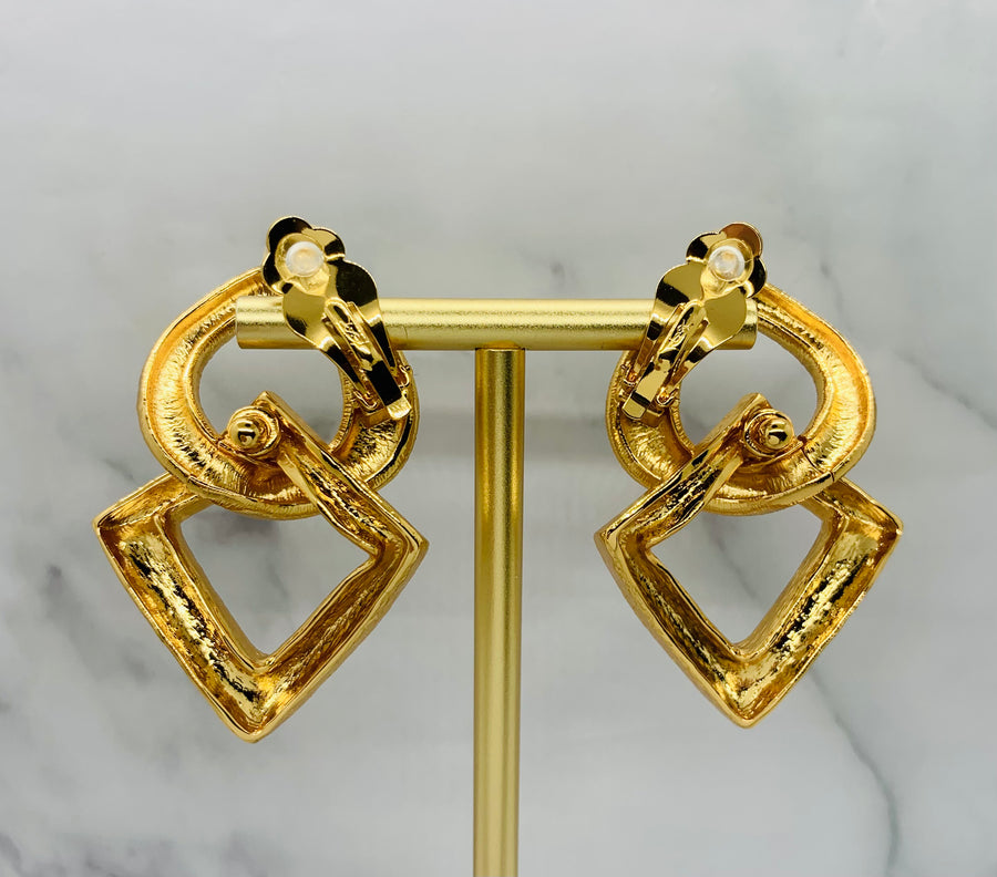 YSL YVES SAINT LAURENT Pendant Earrings - Pre owned