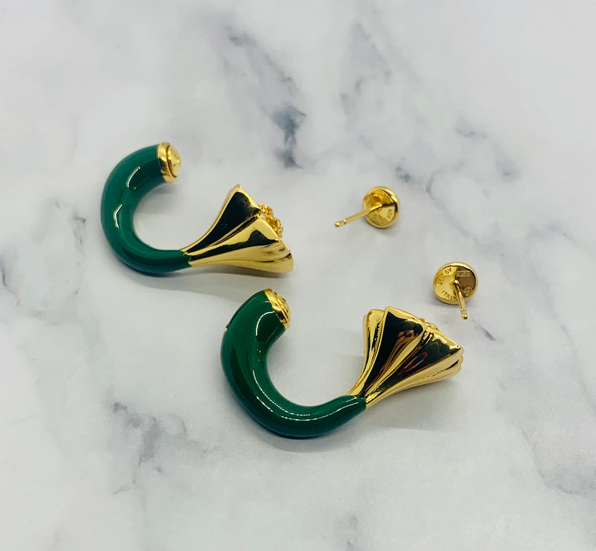 BOTTEGA VENETA Flower Earrings - Pre owned