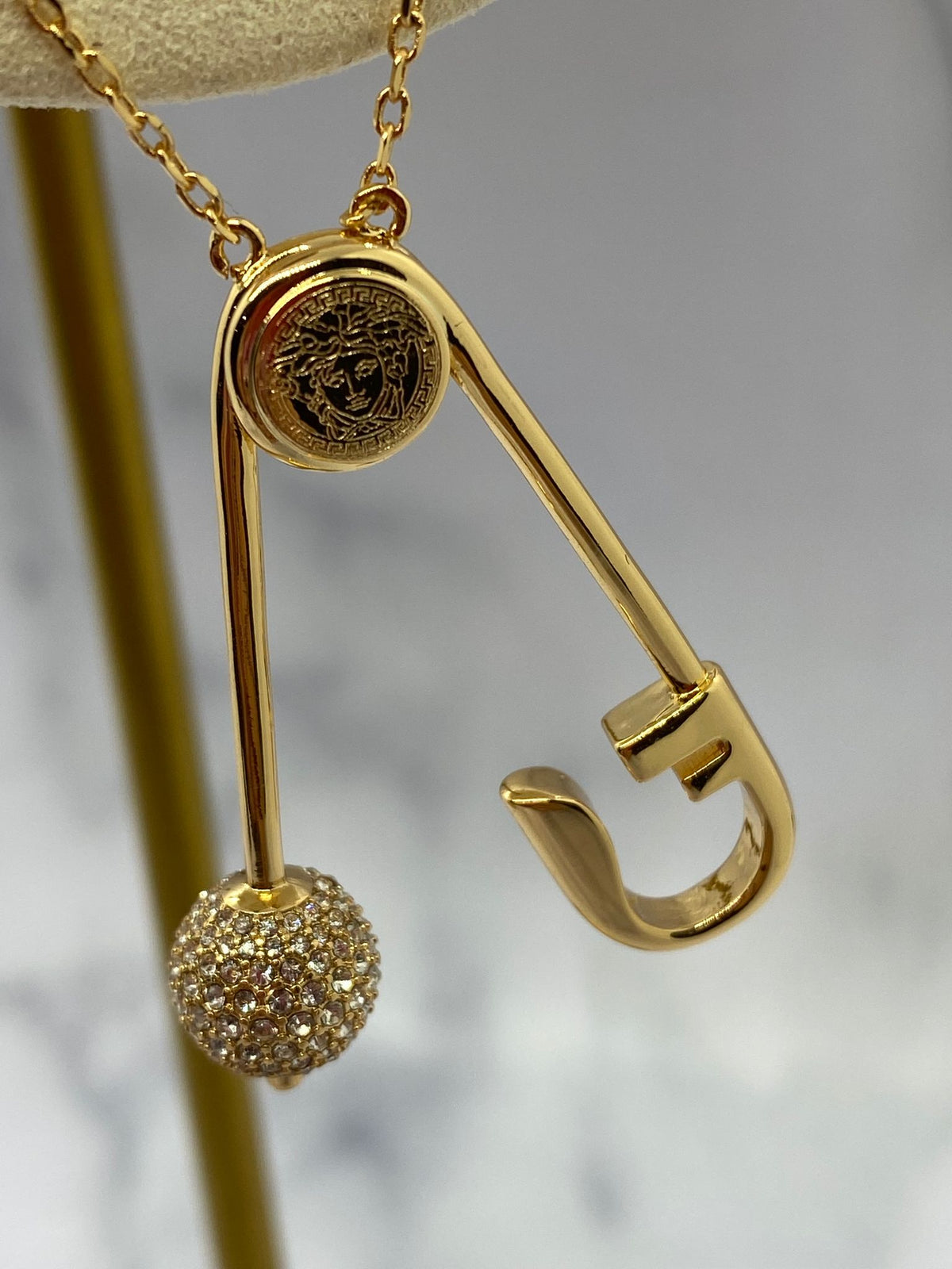 FENDACE Versace & Fendi Collab Piece Necklace - RARE - Pre owned /