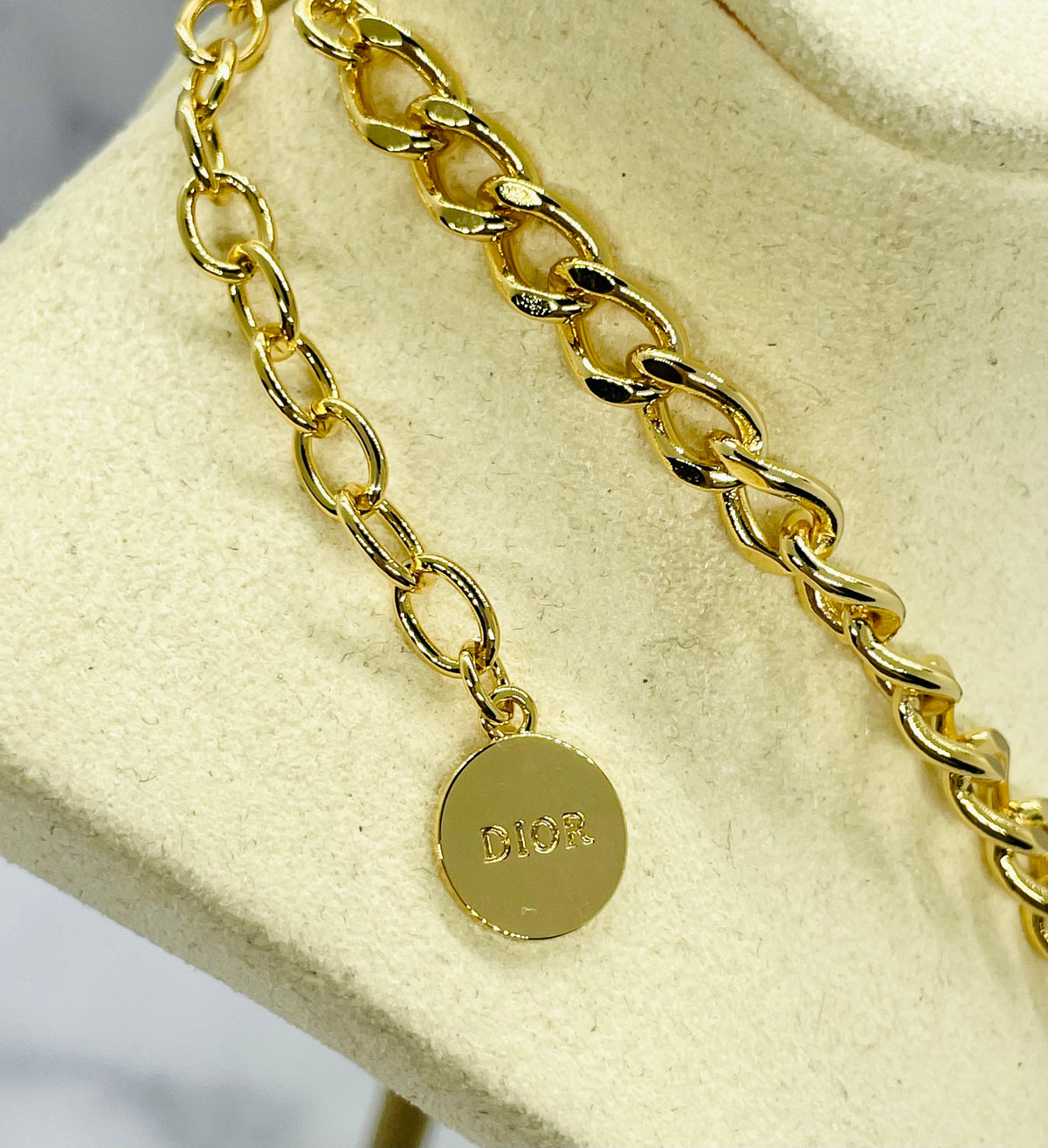 CHRISTIAN DIOR Charm Statement Necklace - Pre owned